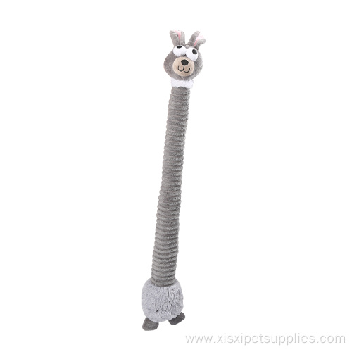 Bite Resistant Long Shape Squeaky Dog Toy Chew